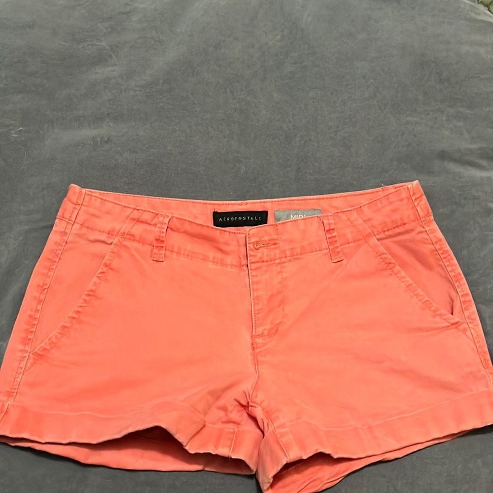 Summer shorts aeropostal size 6 coral color